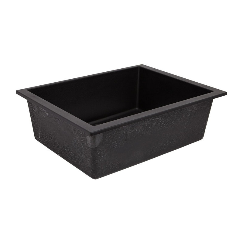 Holcomb 24 "L Undermount Kitchen Sink, Midnight Black