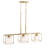 Cherilus 3 - Light Brushed Gold Kitchen Island Pendant