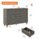Commode décorative 6 tiroirs en bois massif