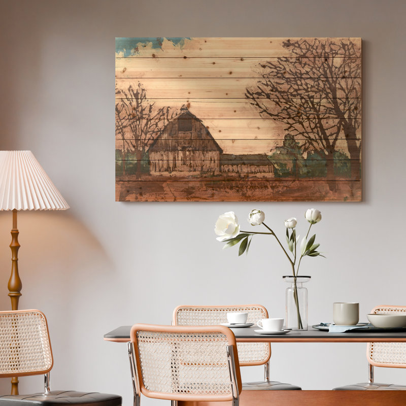 « erstwhile grange 1 », impression sur bois