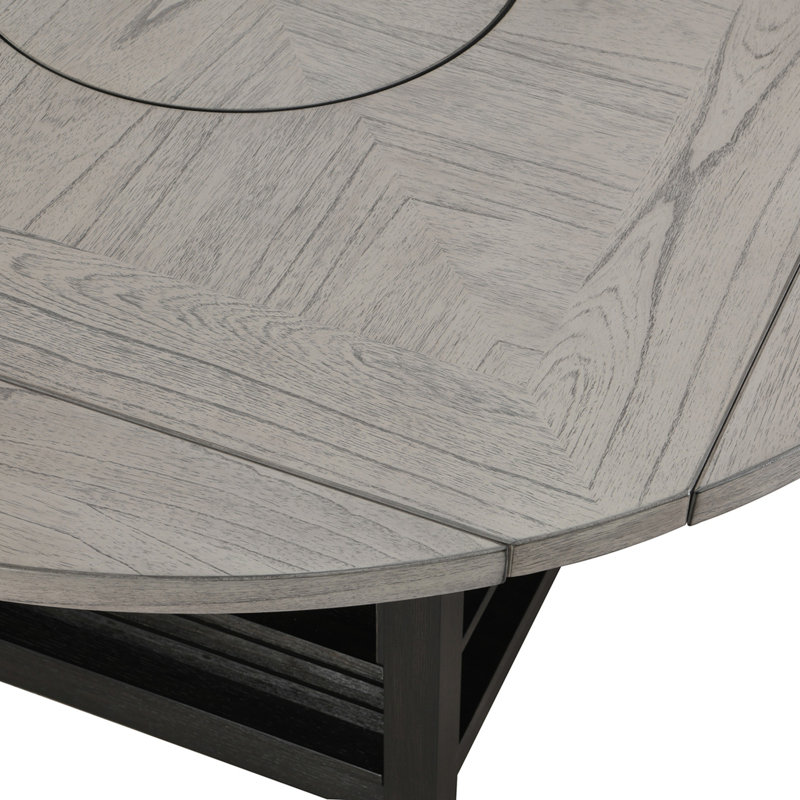 Enderson Extendable Four Leg Base Dining Set, 5