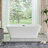 66.9" x 29.5" Freestanding Soaking Acrylic Bathtub-88388741