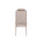 Chaise d'appoint en tissu (ensemble de 2)