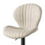 Tabouret de bar pivotant à dossier festonné-267723980