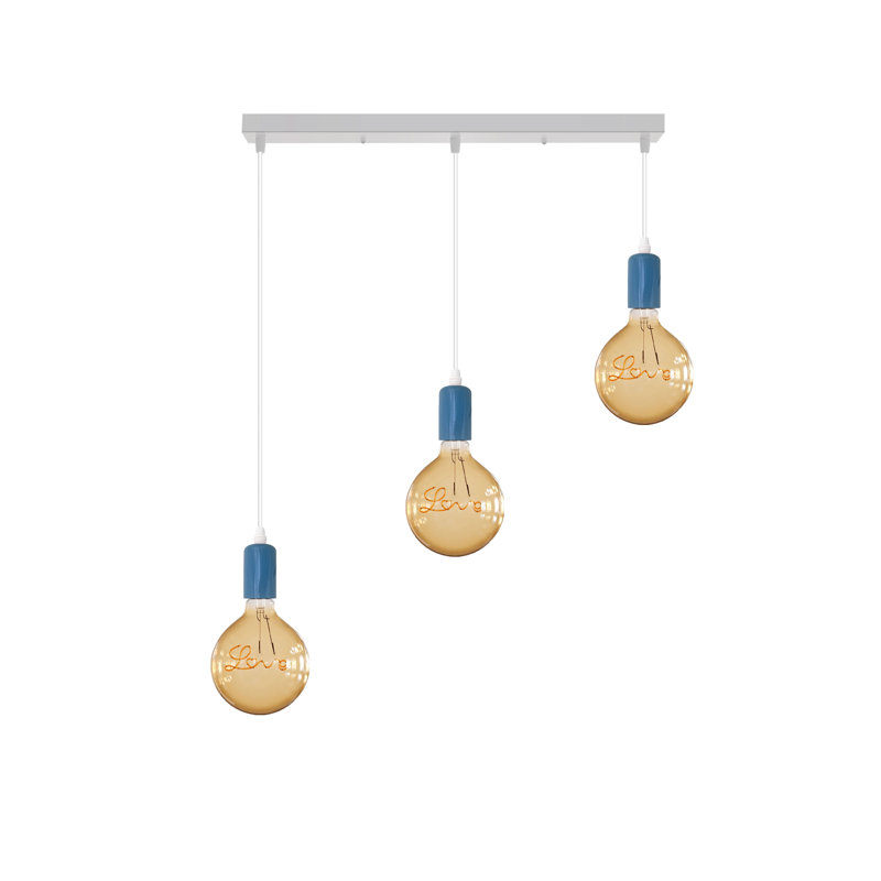 Llovani 3 - Light Kitchen Island Pendant, Blue