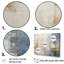 Minimalisme beige et doré scandinave I - art mural scandinave-97032902-97032899