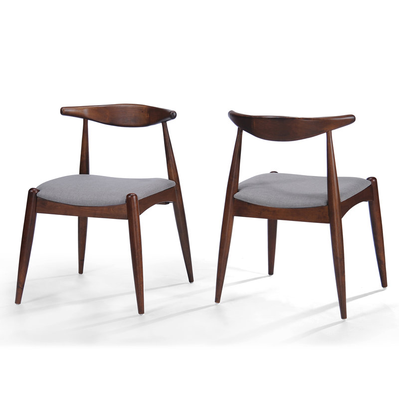 Chaise de salle à manger, Gris clair