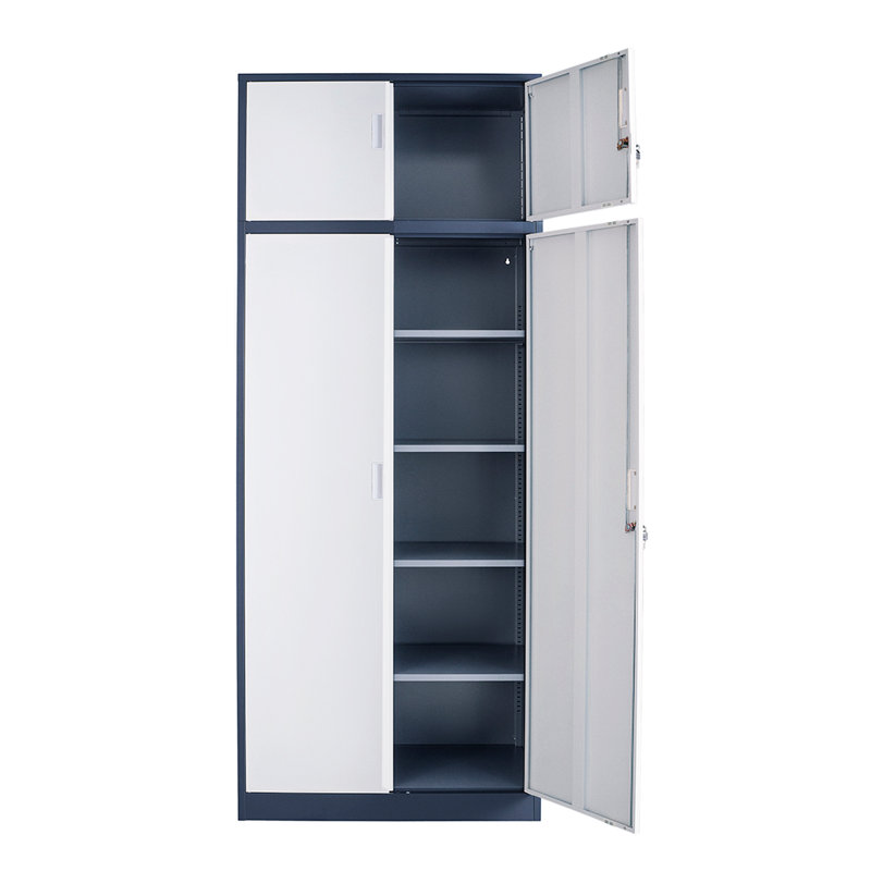 Berthol Storage Cabinet, Grey/White