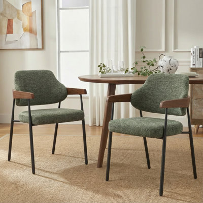 Chaise de salle à manger rembourrée Devane