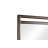 Rosy Solid Wood Rectangle Mirror