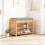 Fresnel 6 Pair Shoe Storage Bench