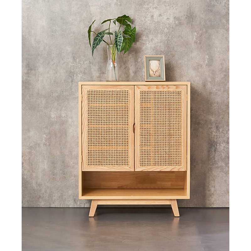 Rangement à chaussures en bois massif minimaliste moderne