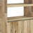 Jager 30"W Solid Mango Wood 3 Shelf Contemporary Bookcase with Open Shelves and Cabinet with Geometric Inlay