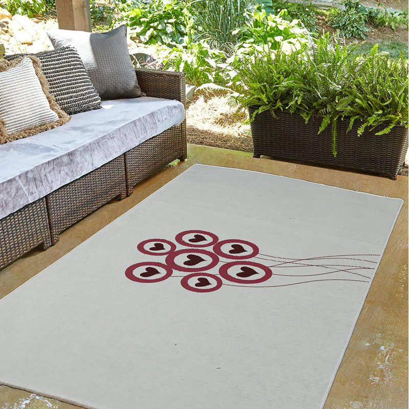 Subline Chenille Geometric Indoor Rug, Round 5'