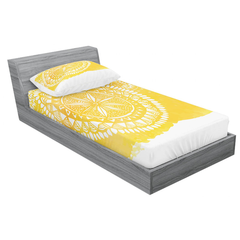 Microfiber Sheet Set, Twin Sheet Set with Fitted Sheet