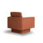 Fauteuil d'appoint pivotant, ensemble de 2 sièges rembourrés Sherpa