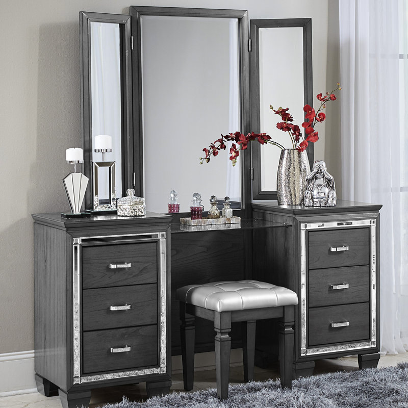 Tabouret de meuble-lavabo Modern, Grey
