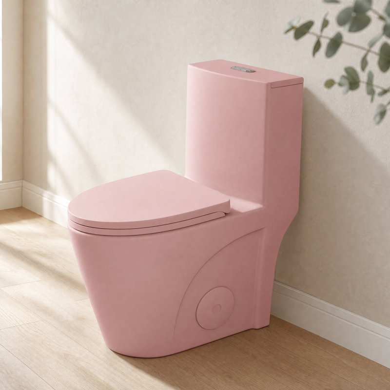 Toilette une pièce à double chasse, MaP 1000 g, hauteur confort 17 3/8 po ADA, cuvette allongée, siège brut de 12 po, fermeture en douceur et dégagement rapide, WaterSense