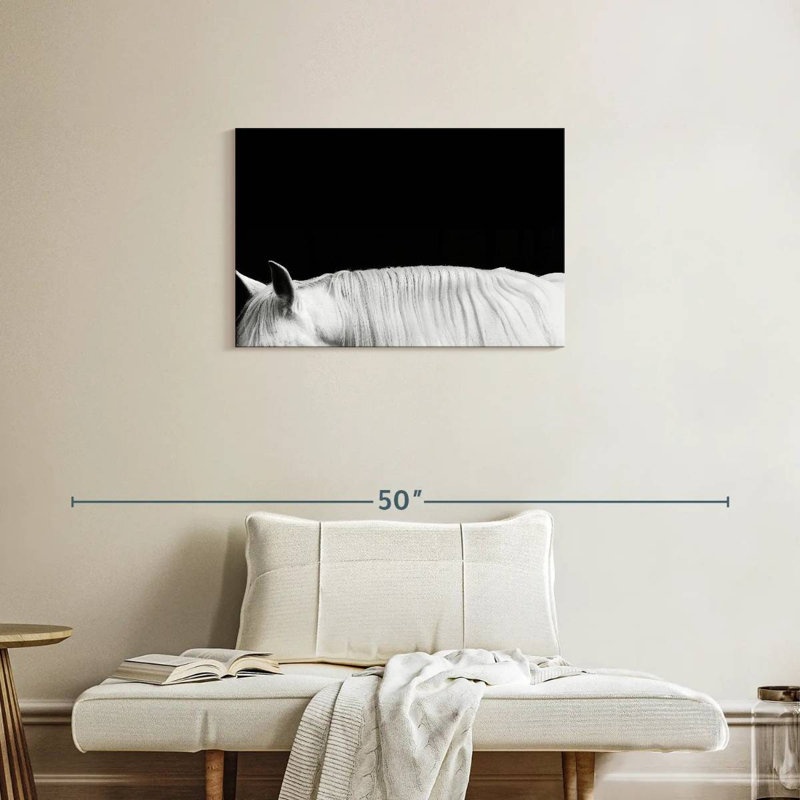 White On Black II, 20" H x 30" W