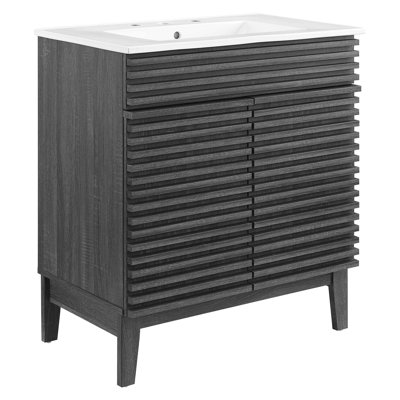 Armoire de meuble-lavabo 30 po Render