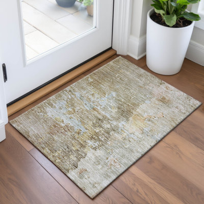 Premium Machine Washable Larock AMF1234 Abstract Rug