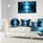 Abstract Reversible Throw Pillow