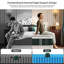Matelas hybride extra-ferme en mousse à mémoire de forme de 16 po avec isolant de mouvement, régulateur de température et support de bordure robuste pour hôtel, chambre à coucher, appartement Bovedon-620815870-620815871