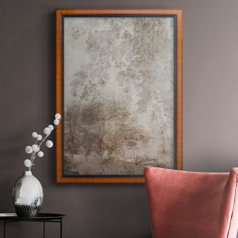 Fresco Collage I, toile encadrée de qualité supérieure - prête à être accrochée, H 27 po x l 18 po