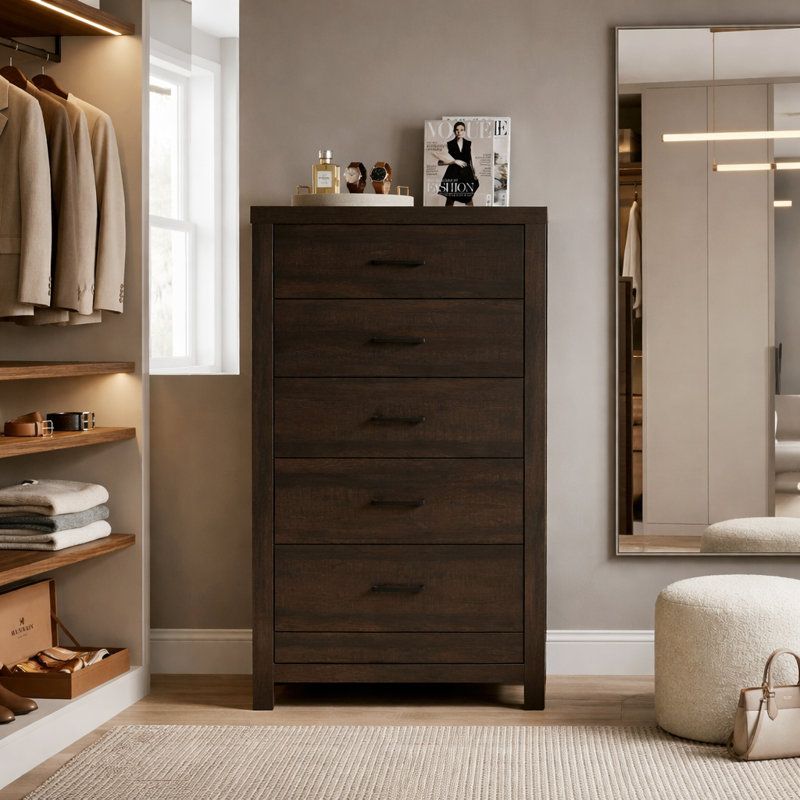 Système de placard, Bois brun foncé