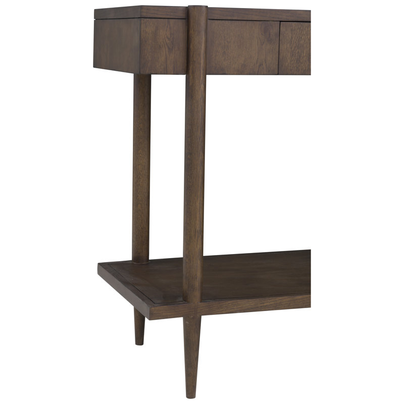 One Drawer Console Table, Caramel