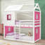 Wood Playhouse Tent Bed Frame With Roof-1578045429-1578045433