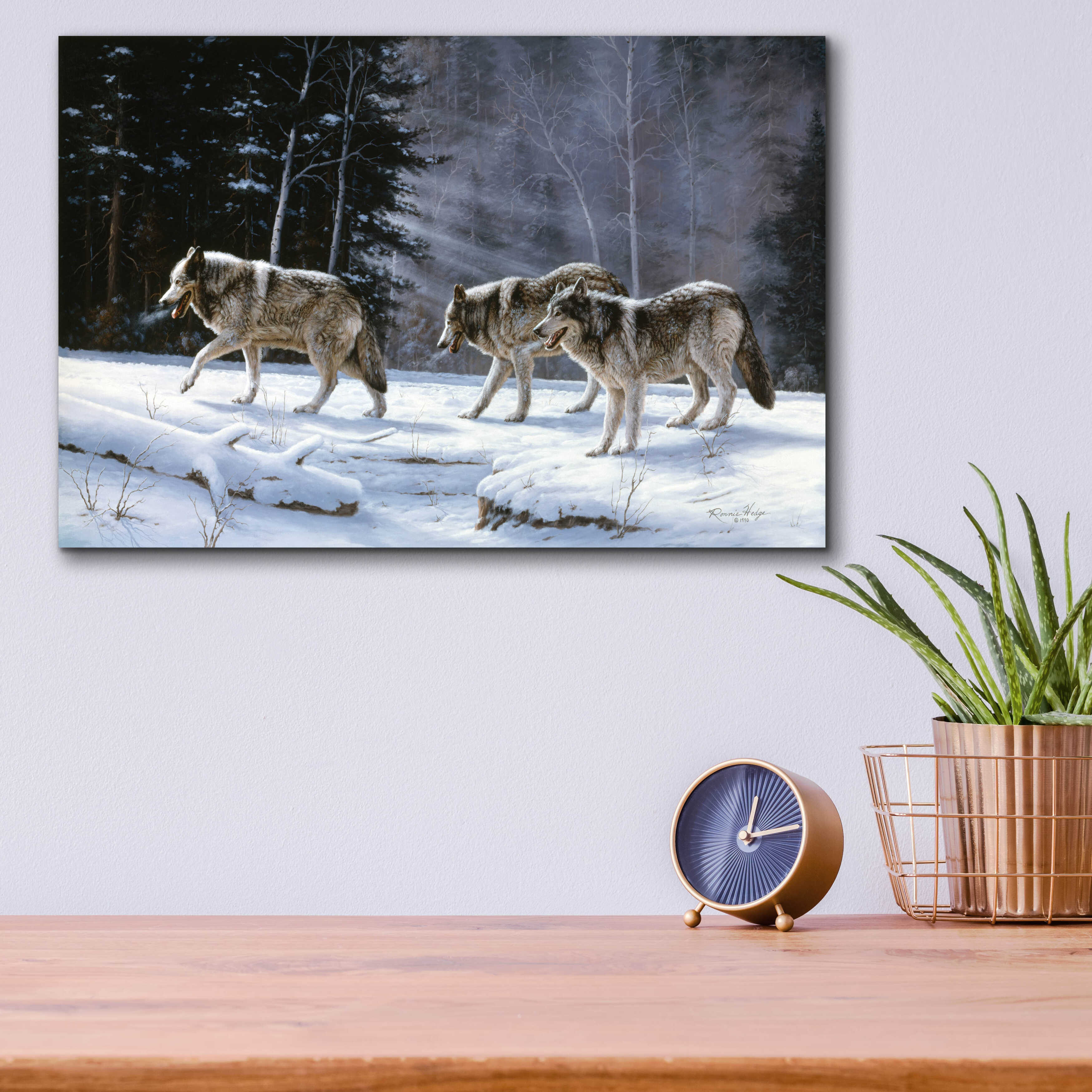 Millwood Pines Epic Art 'Six Pack Minus Three' By R. Hed, Acrylic 