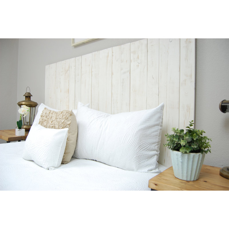  King Solid Wood Panel Headboard