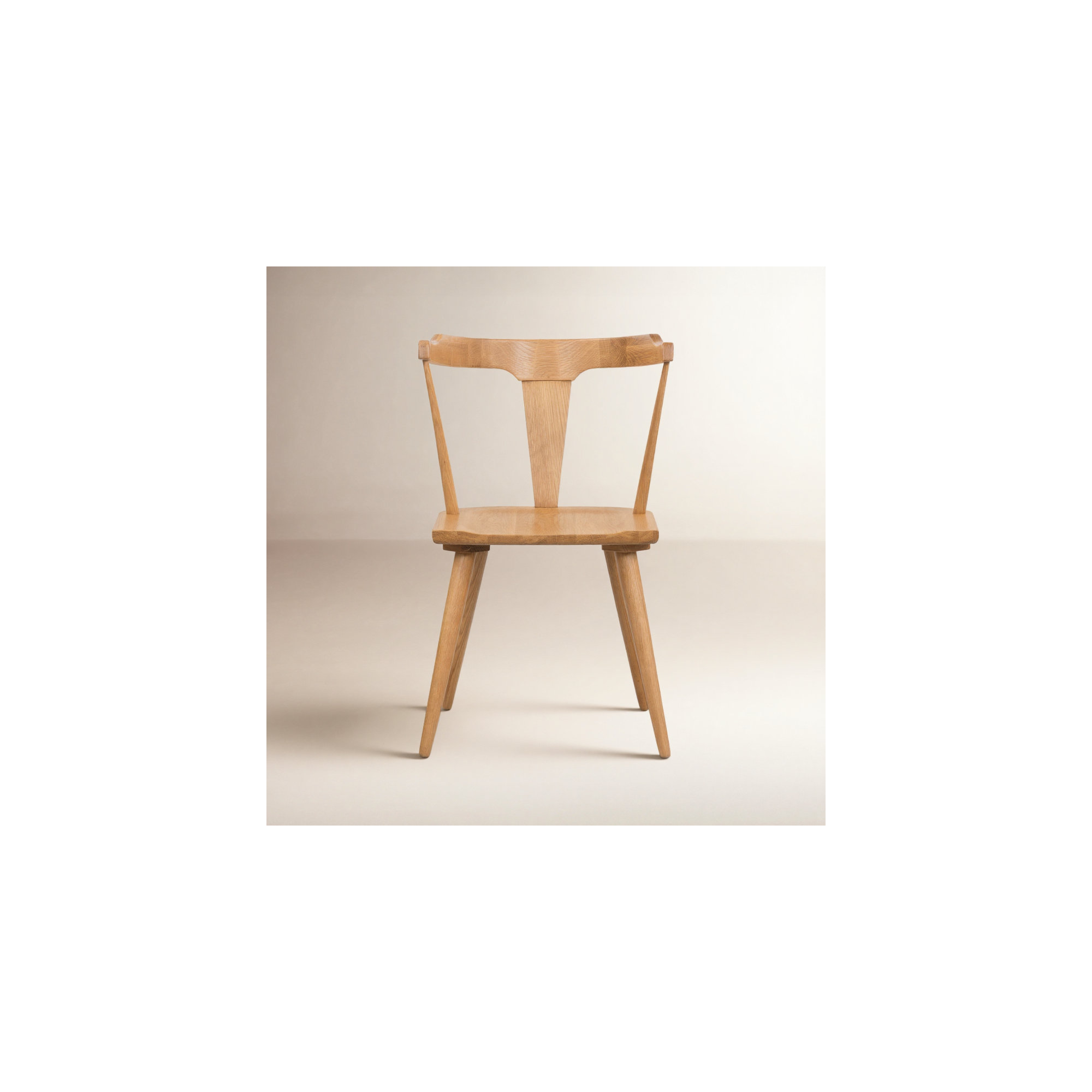  Solid Wood Dining Chair, Oak