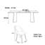 Modern Light Luxury Porcelain Slab Dining Table-1457720981
