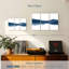 Aquarelle Avery, paysage bleu marine III-107993176