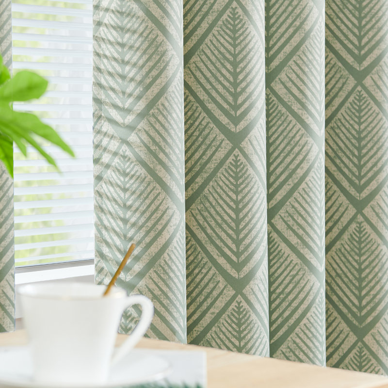 Paire de rideaux obscurcissant Meghanne, Matcha, L 50 po x L 90 po