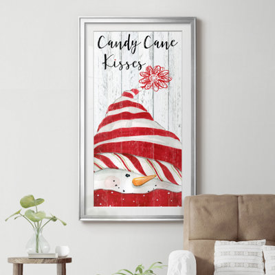 Bonhomme de neige bisous - cadre photo