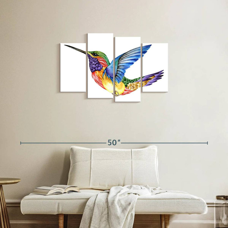 Brampt Vivid Hummingbird, 22" H x 36" W