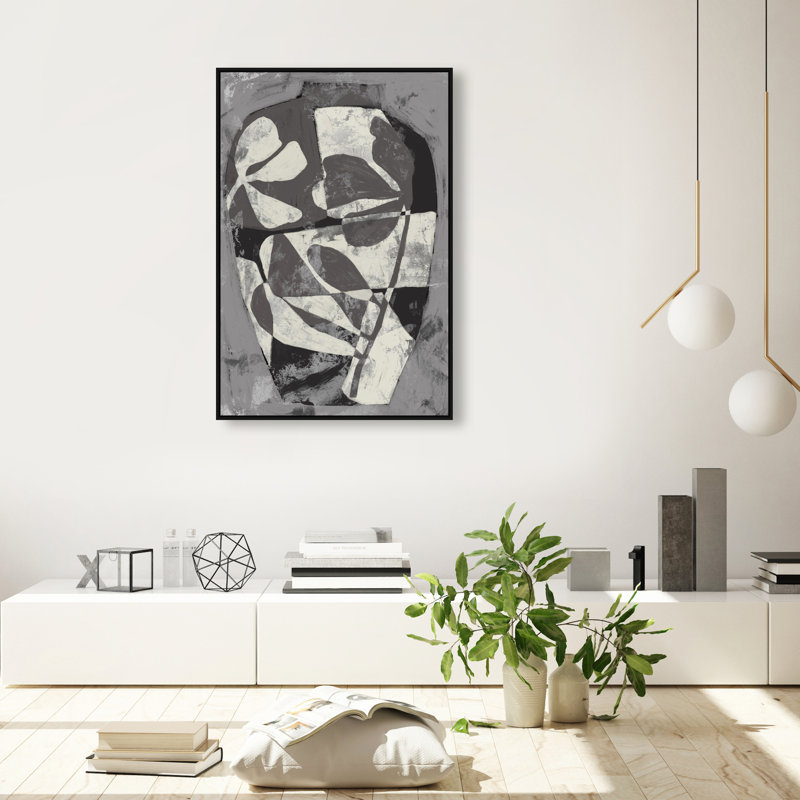 Minimalist Vase II Print by Oliver Gal, 16"H x 11"W, Black Floater Frame