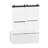 56-60 In. W X 62 In. H Frameless Double Sliding Tub Door, Bypass Tub Shower Door Soft Closing, Matte Black-123210134