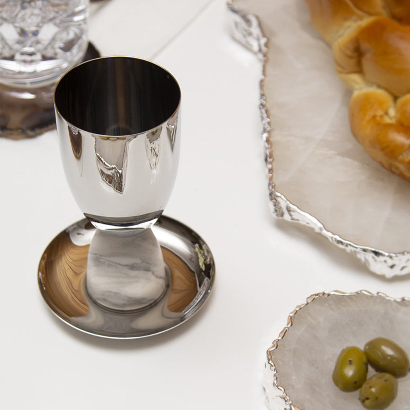Coluna Kiddush Cup, Silver