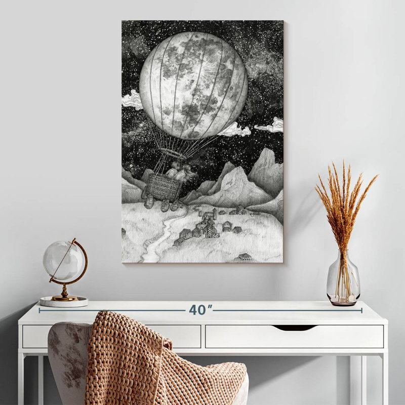 Mehar Moon Balloon, 30" H x 20" W