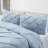 Double Brushed Pleated Duvet Cover Set-1138808775-1138794258