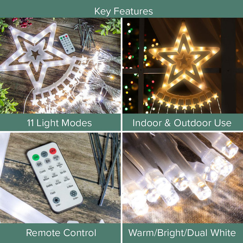 30cm LED Indoor / Outdoor String Lights