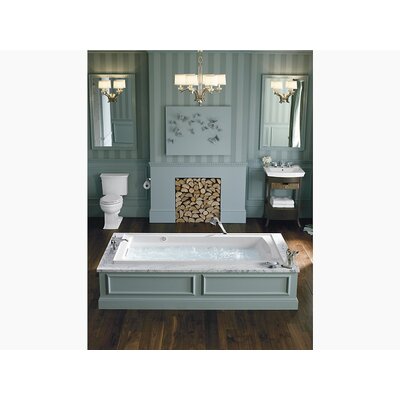 Archer Collection K-1124-GHLAW-0 72"" x 36"" x 20.25"" Alcove Heated BubbleMassage Airbath Bath Tub with 120 Airjets  Bask Heated Surface  Textured -  Kohler, K1124GHLAW0
