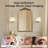 Vintage Gold Wall Mirror 19x31 Inch, Antique Baroque Ornate Brass Frame, Arched Design for Bathroom, Living Room, Fireplace, Entryway-1862262064