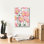  «Sidewalk Anemones 1» par Grace Popp, art mural sur toile, 12 po x 16 po