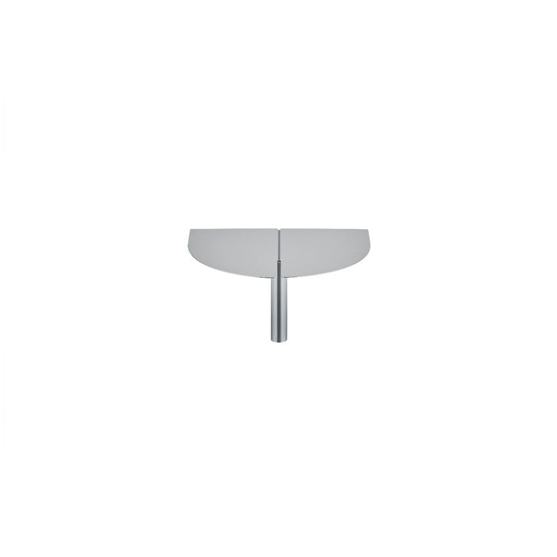 Oru Stainless Steel Floating Shelf, Brushed Stainless