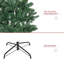 Grand sapin de Noël artificiel non éclairé 6 pi avec 583 pointes